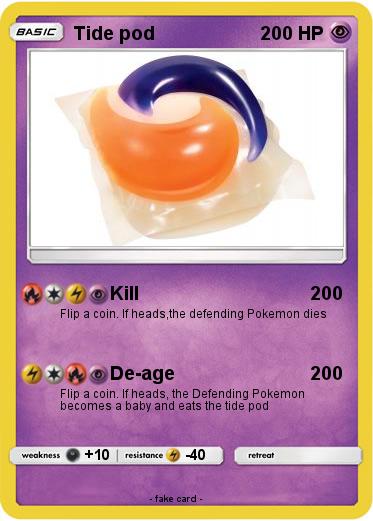 Pokemon Tide pod