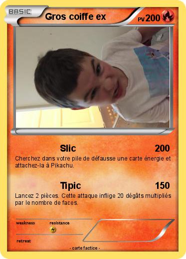 Pokemon Gros coiffe ex
