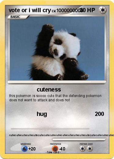 Pokemon vote or i will cry