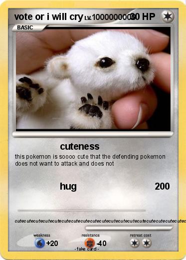 Pokemon vote or i will cry