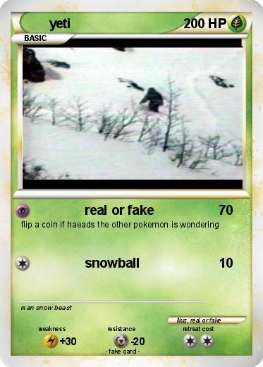 Pokemon yeti