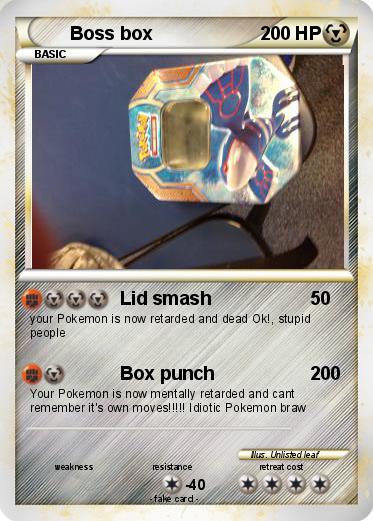 Pokemon Boss box