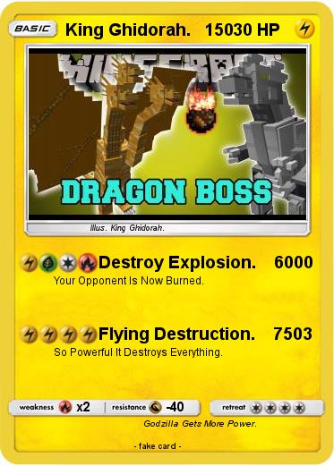 Pokemon King Ghidorah.   150