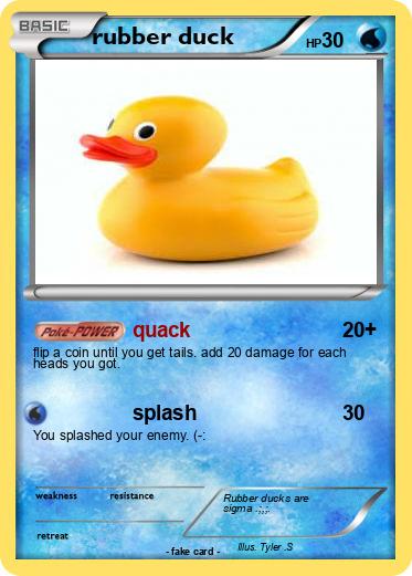 Pokemon rubber duck