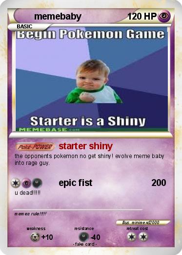 Pokemon memebaby