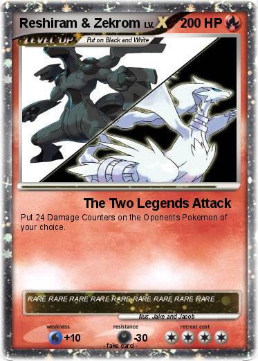 Pokemon Reshiram & Zekrom