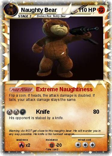 Pokemon Naughty Bear