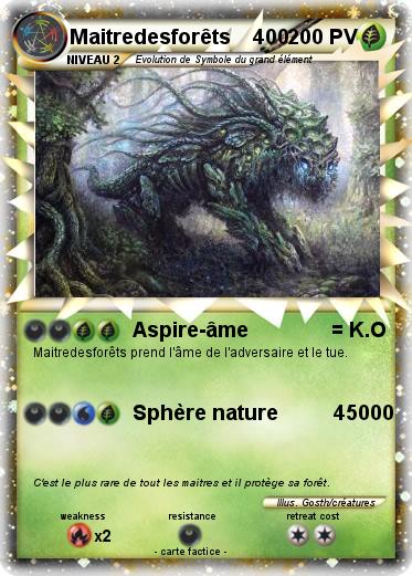 Pokemon Maitredesforêts    400