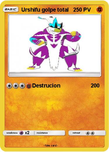 Pokemon Urshifu golpe total   2