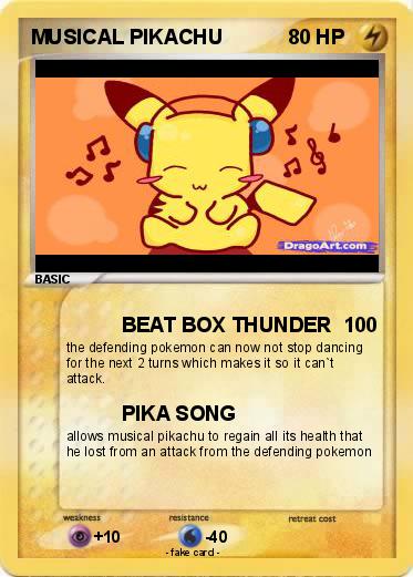 Pokemon MUSICAL PIKACHU