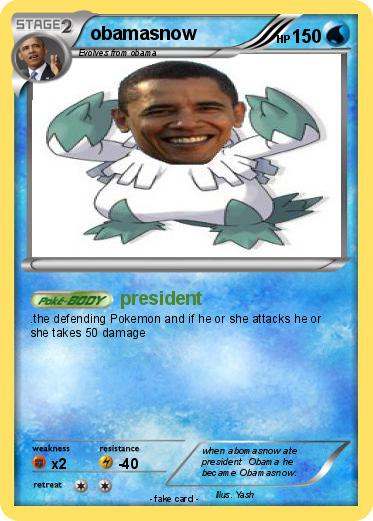 Pokemon obamasnow