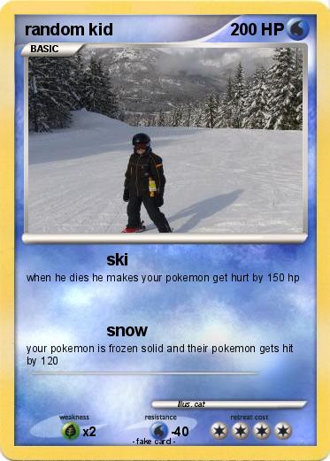 Pokemon random kid