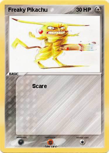 Pokemon Freaky Pikachu