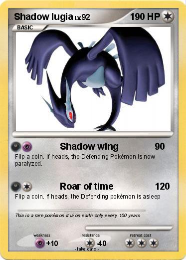 Pokemon Shadow lugia