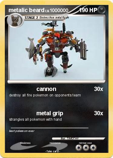 Pokemon metalic beard