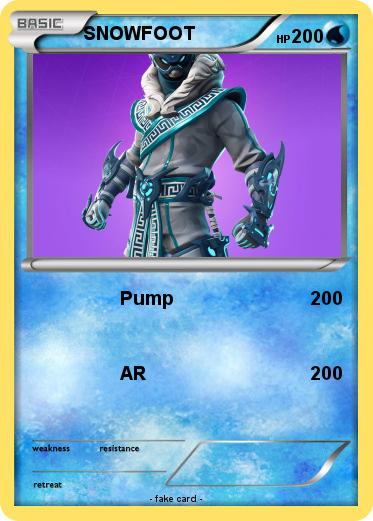 Pokemon SNOWFOOT