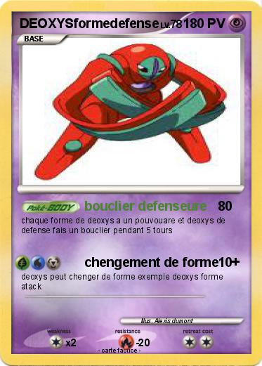 Pokemon DEOXYSformedefense