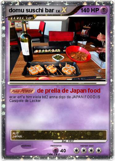 Pokemon domu suschi bar
