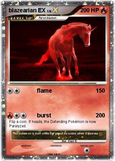 Pokemon blazearian EX