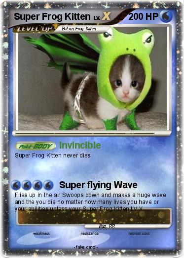 Pokemon Super Frog Kitten