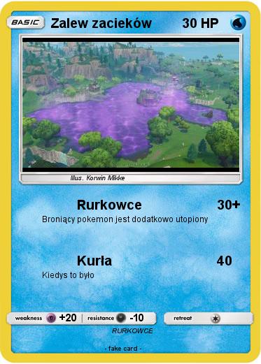 Pokemon Zalew zacieków