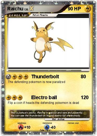 Pokemon Raichu