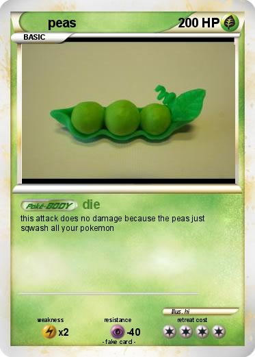 Pokemon peas