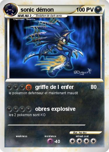 Pokemon sonic démon