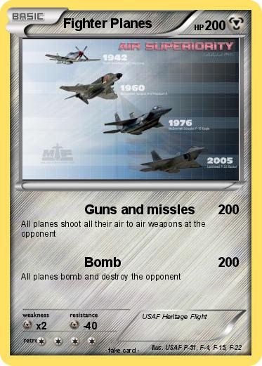 Pokemon Fighter Planes