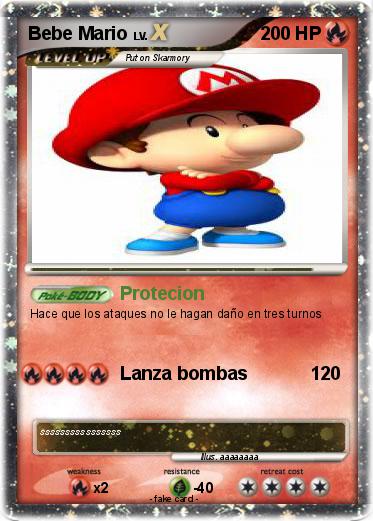 Pokemon Bebe Mario