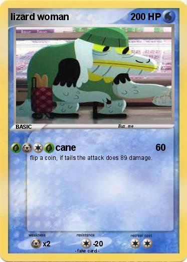 Pokemon lizard woman