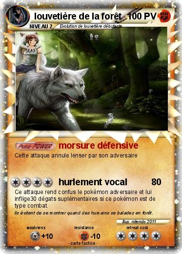 Pokemon louvetière de la forêt