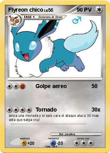 Pokemon Flyreon chico