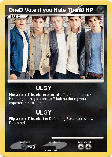 Pokemon OneD Vote if you Hate Them
