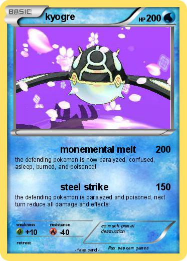 Pokemon kyogre