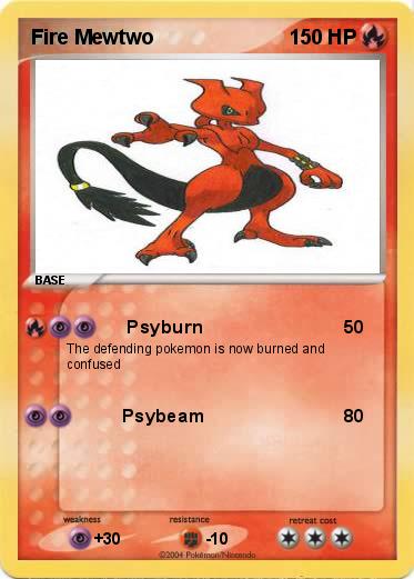 Pokemon Fire Mewtwo