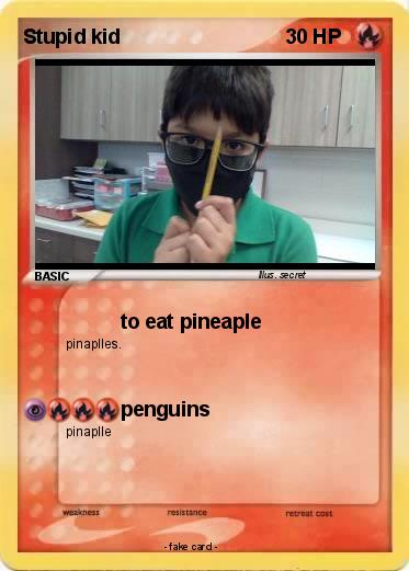 Pokemon Stupid kid