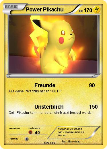 Pokemon Power Pikachu