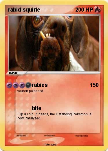 Pokemon rabid squirle