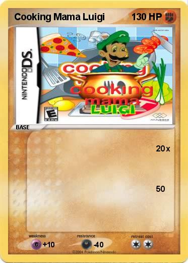 Pokemon Cooking Mama Luigi