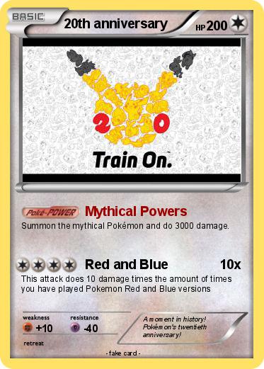Pokemon 20th anniversary