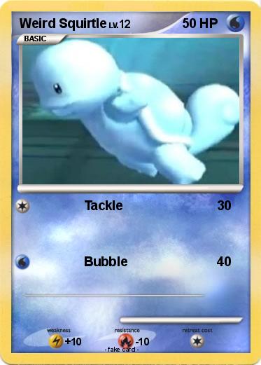 Pokemon Weird Squirtle