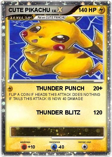 Pokemon CUTE PIKACHU