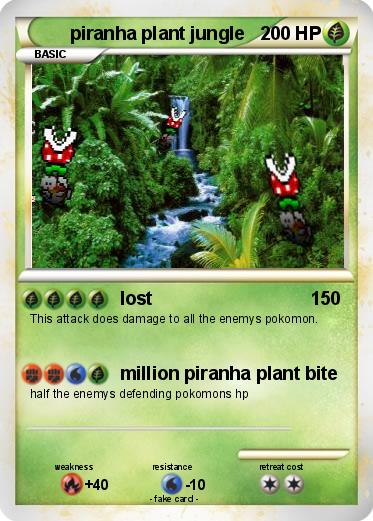 Pokemon piranha plant jungle
