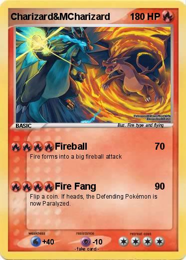 Pokemon Charizard&MCharizard