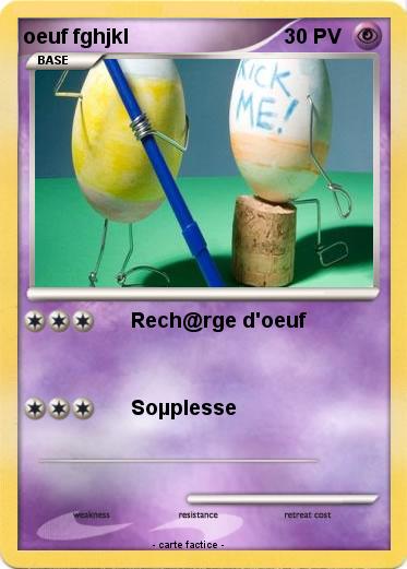 Pokemon oeuf fghjkl