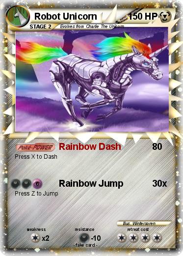 Pokemon Robot Unicorn