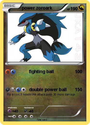 Pokemon power zoroark