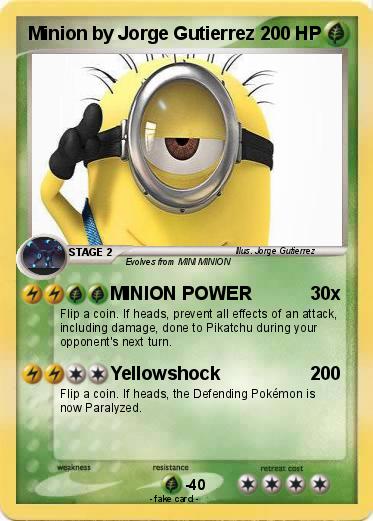 Pokemon Minion by Jorge Gutierrez