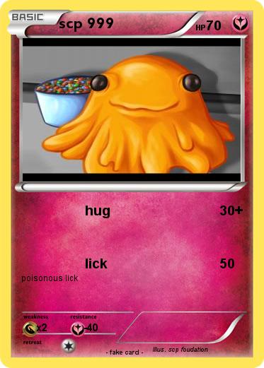 Pokemon scp 999